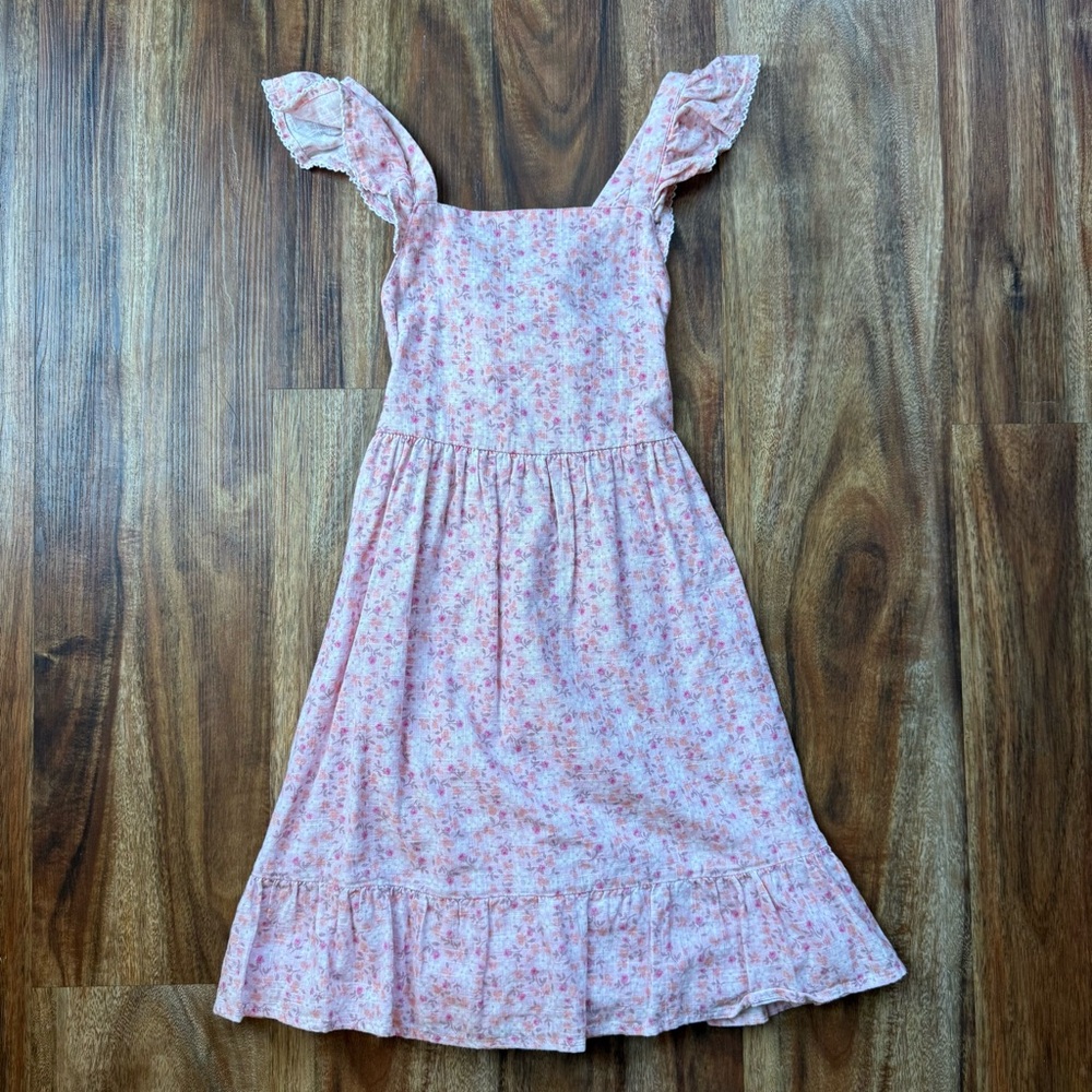 Floral Pink Kids Dress